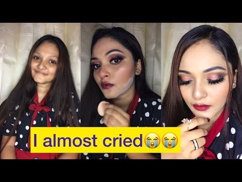 I Almost Cried😭|| Glittery Smokey Eye Tutorial
